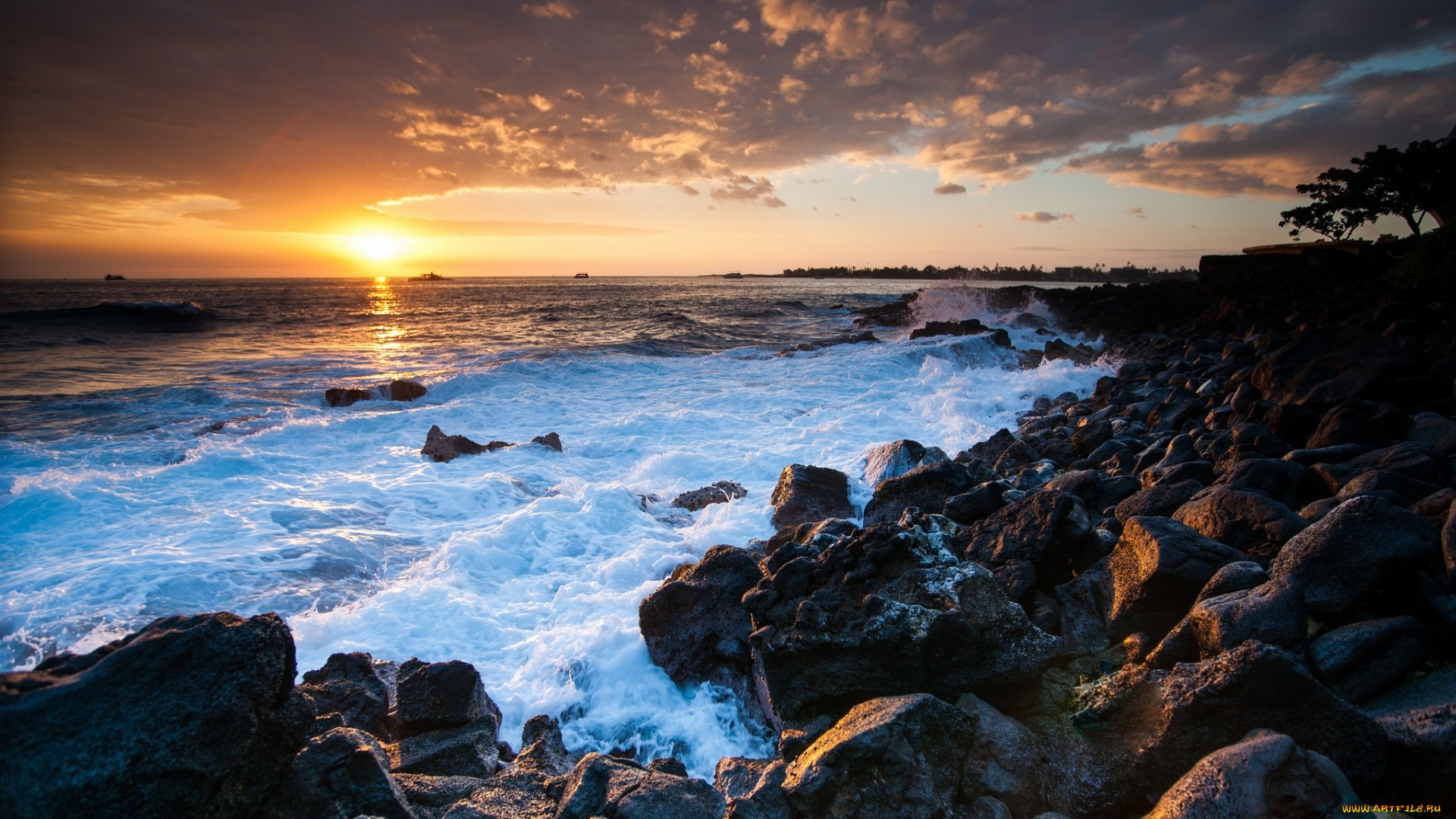 hawaii, sunset, , , , , , , 